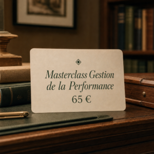 Masterclass Gestion de la Performance