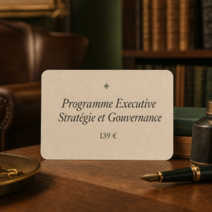 Programme Executive Stratégie et Gouvernance