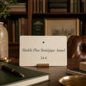 Modèle Plan Stratégique Annuel